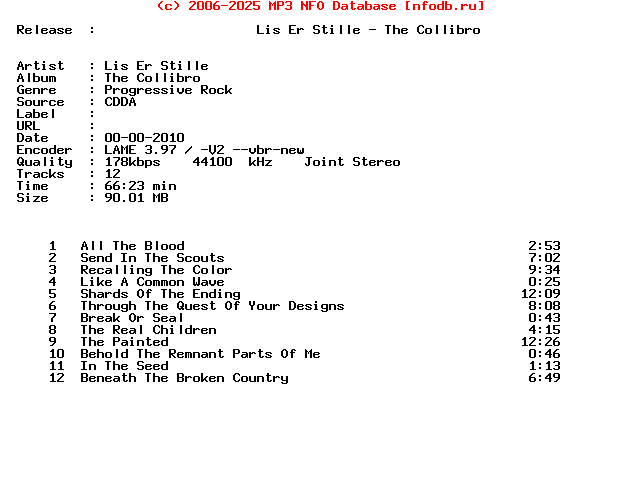 Lis_Er_Stille-The_Collibro-CD-2010