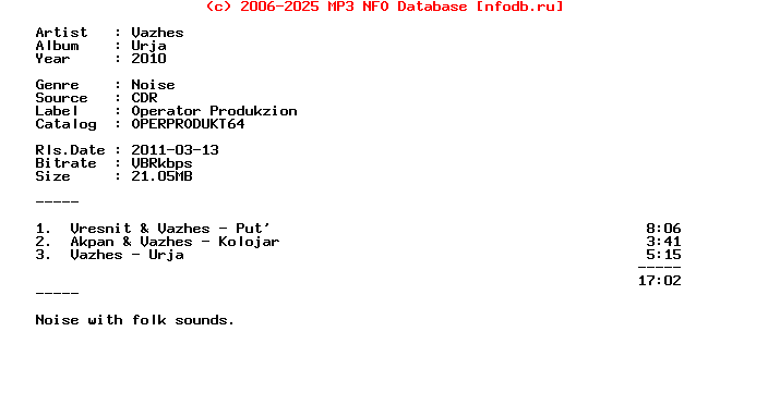 Vazhes-Urja-Mcdr-2010