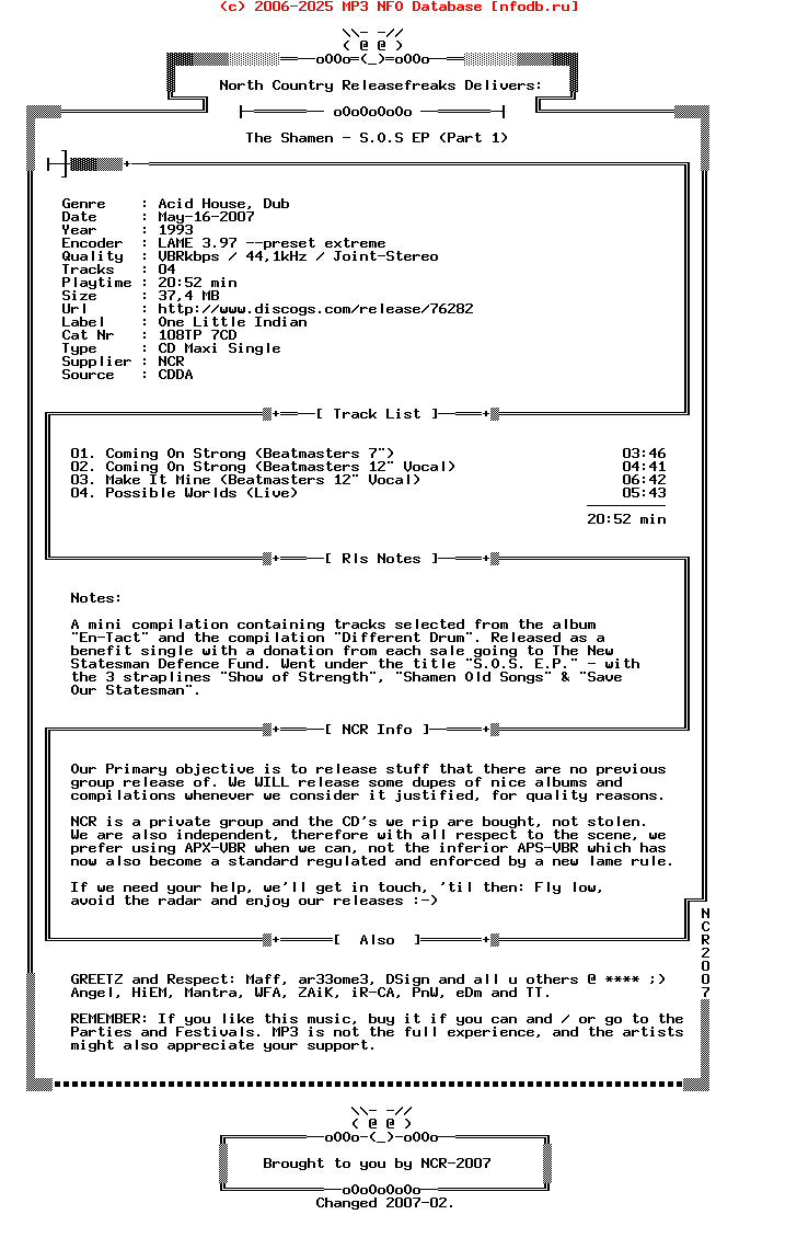 The_Shamen_-_S.O.S_Ep_(PART_1)-(108TP-7CD)-1993-NCR