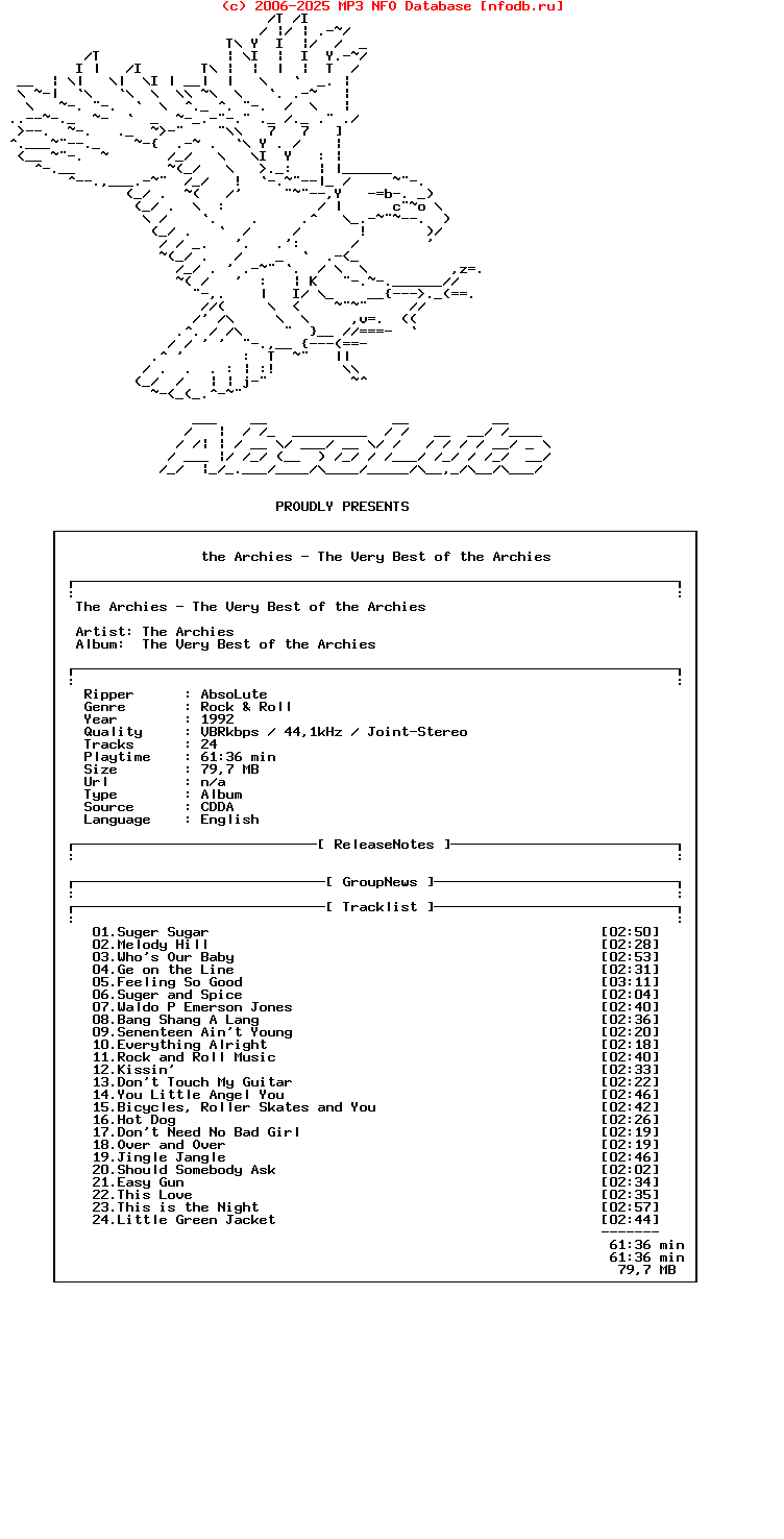 The_Archies_-_The_Very_Best_Of_The_Archies-1992-Absolute