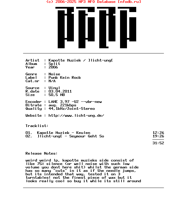 Kapotte_Muziek-Licht-Ung--Split-Lp-2006-BERC