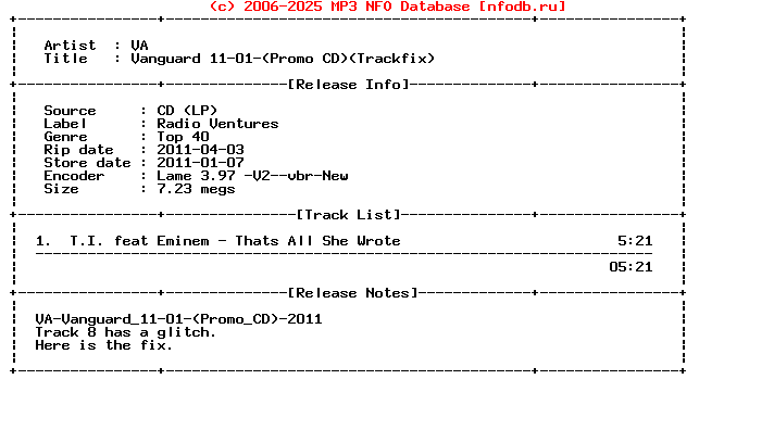 VA-Vanguard_11-01-(PROMO_CD)(TRACKFIX)-2011