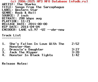 The_Sharks-Songs_From_The_Sarcophagus-VLS-2011