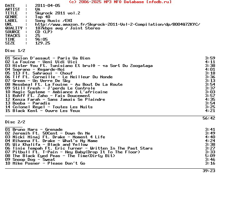 VA-Skyrock_2011_Vol.2-2CD-FR-2011
