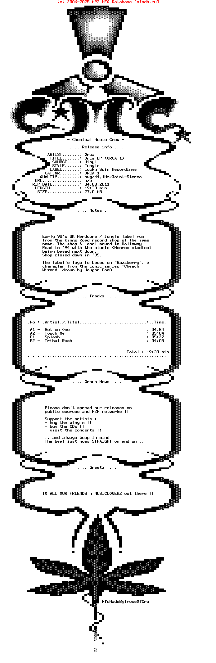 Orca--Orca_Ep_(ORCA_1)-Vinyl-1992-CMC