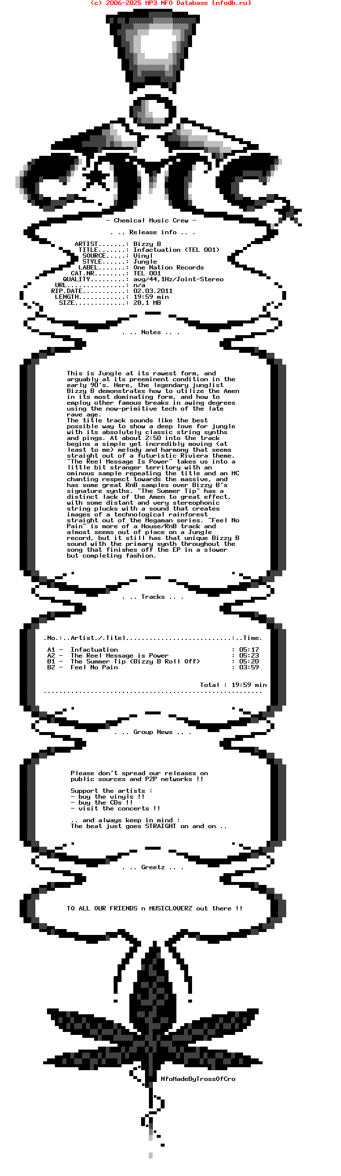 Bizzy_B--Infactuation_(TEL_001)-Vinyl-1993-CMC
