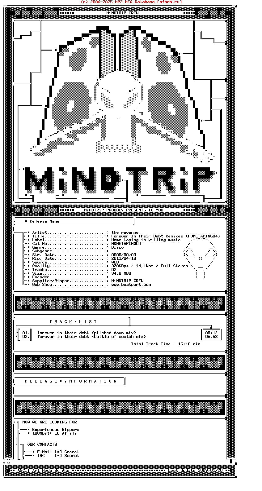 The_Revenge-Forever_In_Their_Debt_Remixes_(HOMETAPING04)-WEB-2010