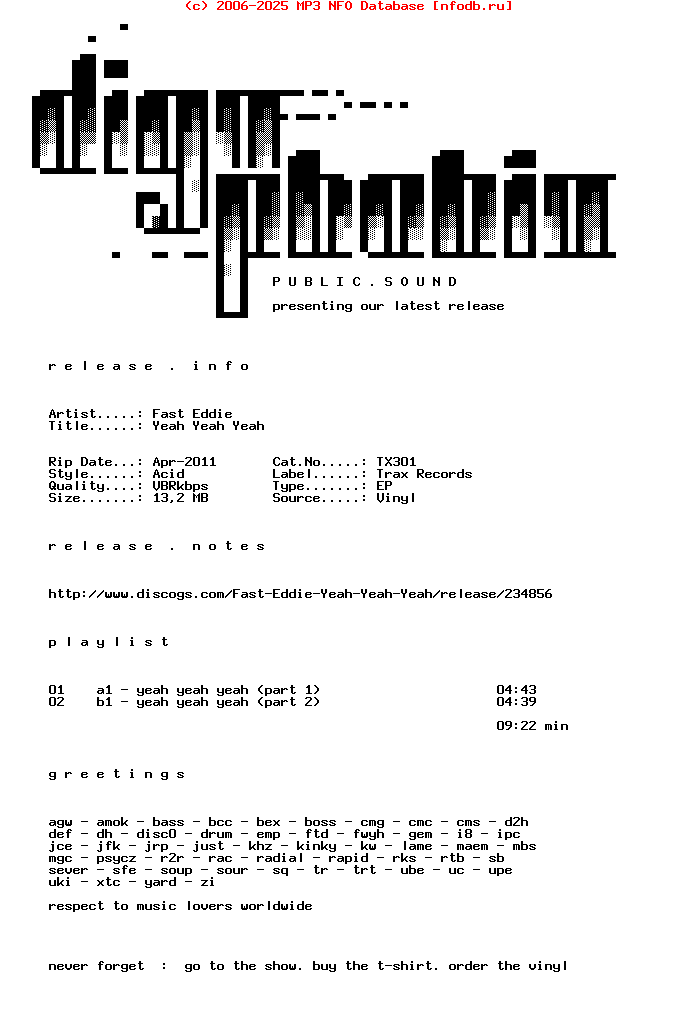 Fast_Eddie-Yeah_Yeah_Yeah-(TX301)-Vinyl-1993-DPS