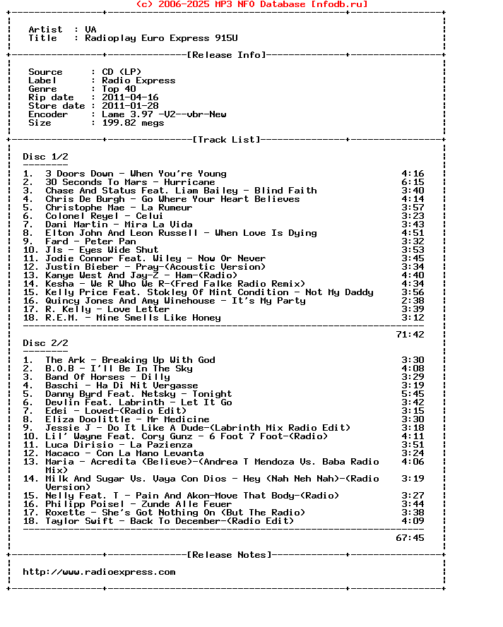 VA-Radioplay_Euro_Express_915U-2CD-2011