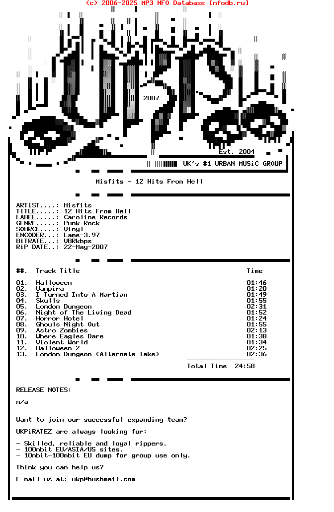 Misfits-12_Hits_From_Hell-Bootleg-Vinyl-2001-Ukp_Int