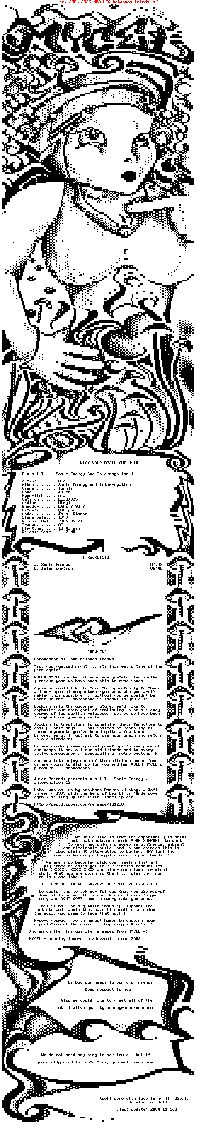 M.A.T.T._-_Sonic_Energy_And_Interrogation-(ECIUJ025)-Vinyl-1999-MYCEL