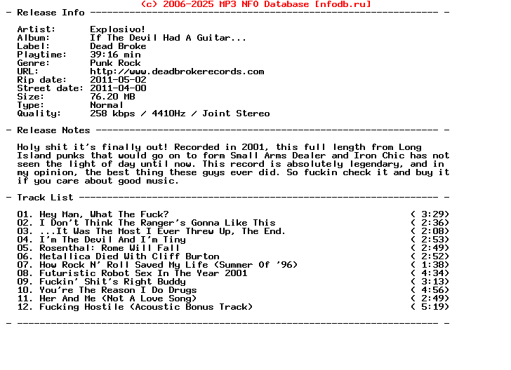 Explosivo-If_The_Devil_Had_A_Guitar-2011