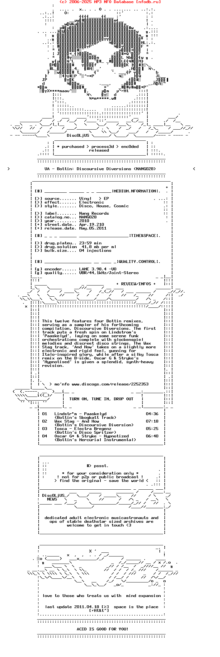 VA--Bottin_Discoursive_Diversions_(NANG028)-Vinyl-2010