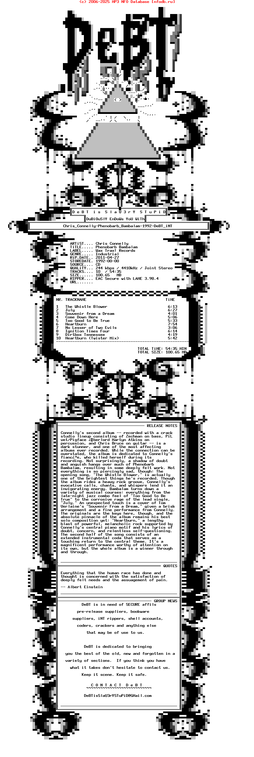 Chris_Connelly-Phenobarb_Bambalam-1992-DeBT
