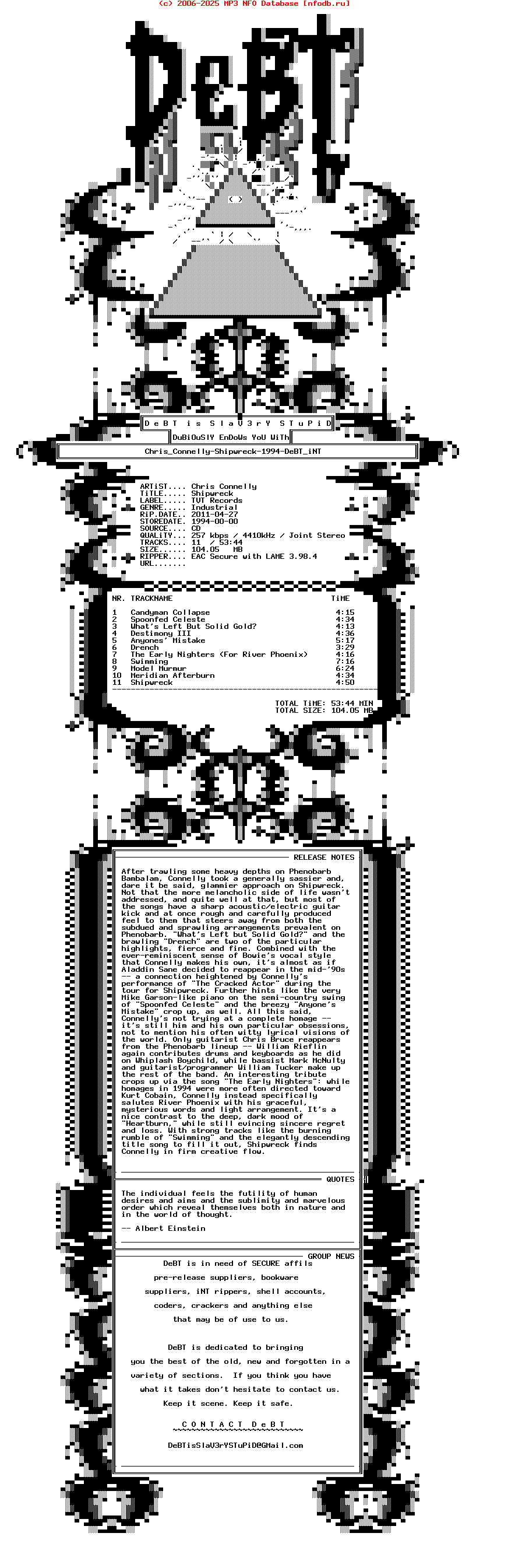 Chris_Connelly-Shipwreck-1994-DeBT