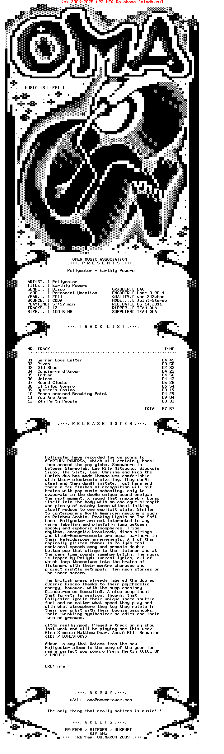 Pollyester--Earthly_Powers-(PERMVAC079-2)-2011-OMA