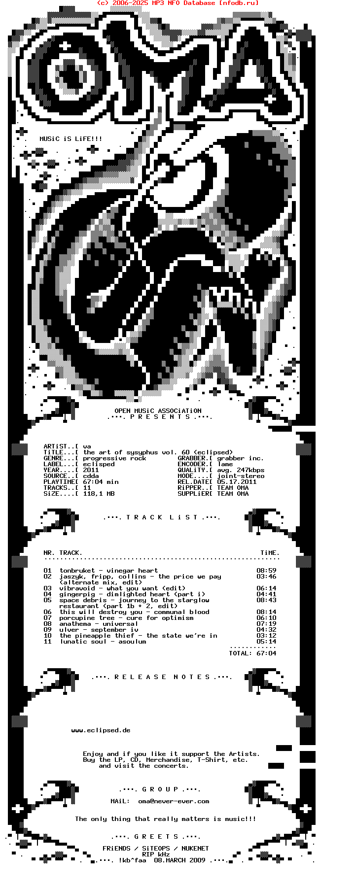 VA--The_Art_Of_Sysyphus_Vol._60_(ECLIPSED)-MAG-2011-OMA