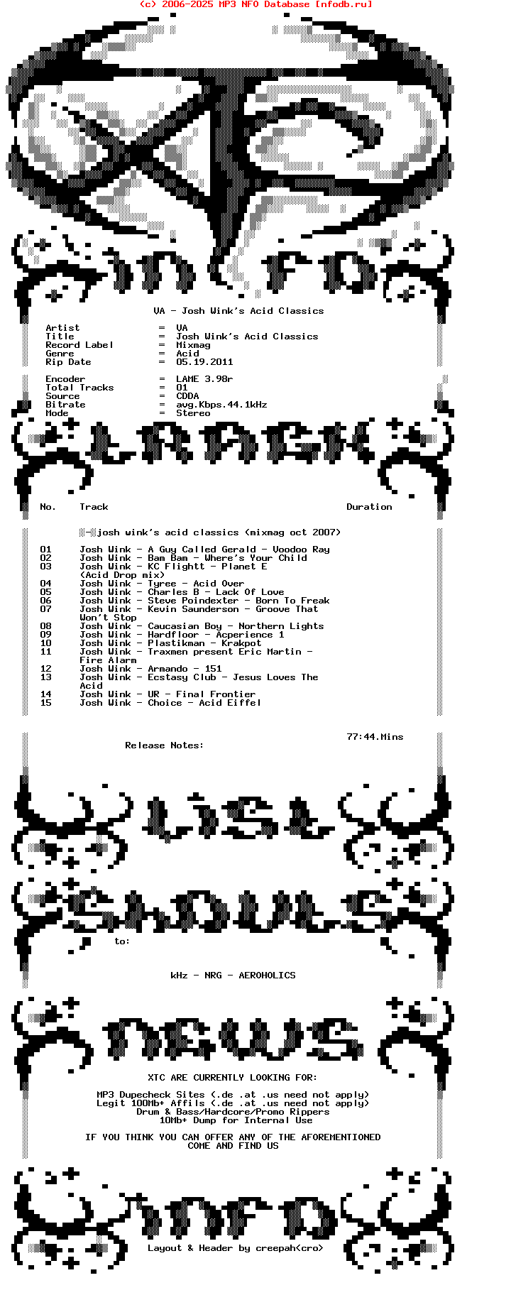 VA-Josh_Winks_Acid_Classics-Mixmag1007-2007-XTC