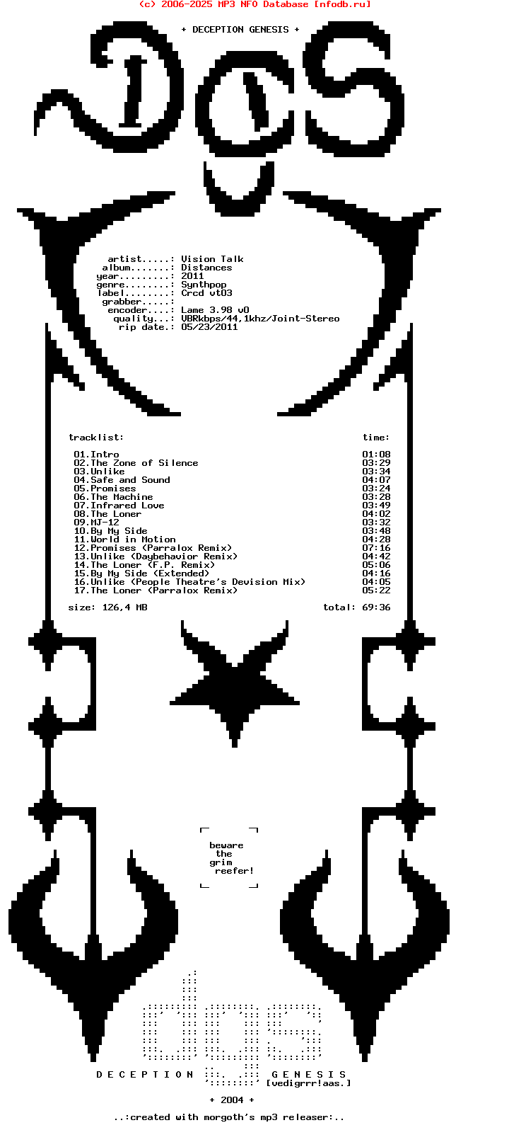 Vision_Talk-Distances-Limited_Edition-2011-Dgs
