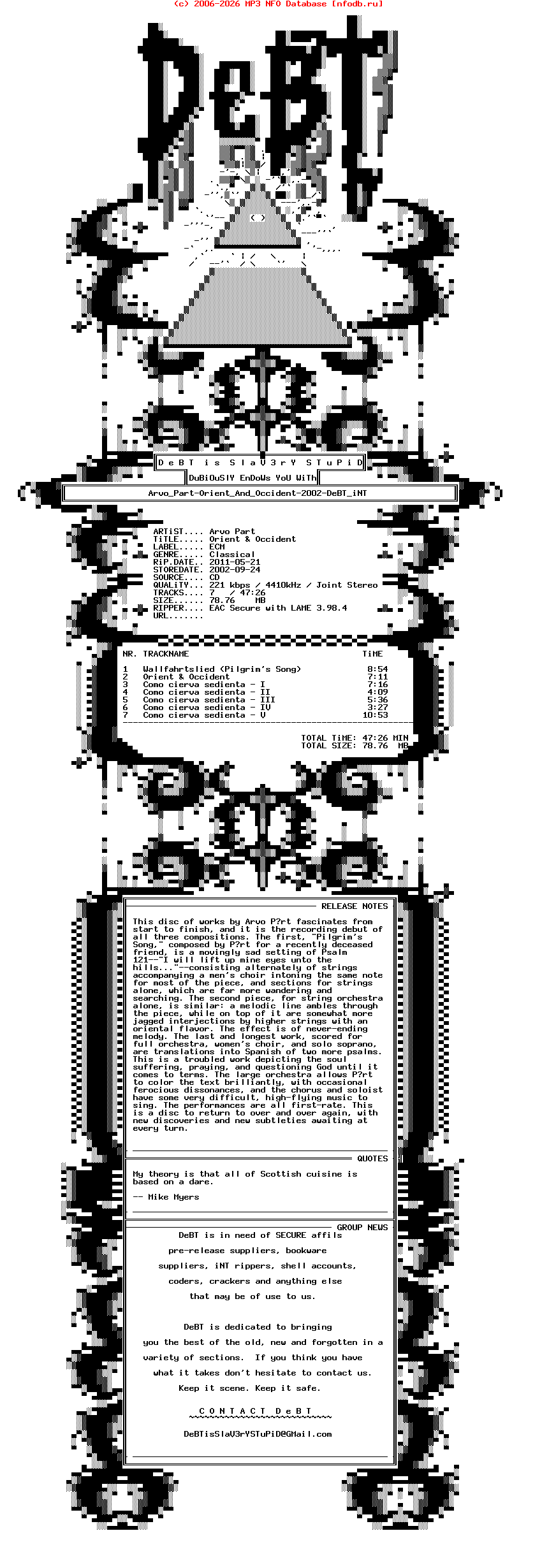 Arvo_Part-Orient_And_Occident-2002-DeBT