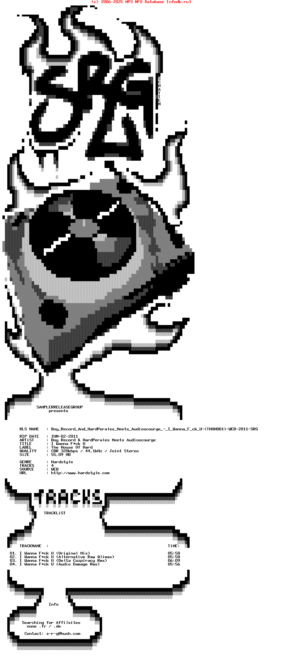 Boy_Record_And_Hardperales_Meets_Audioscourge_-_I_Wanna_F_Ck_U-(THOH001)-WEB-2011-SRG