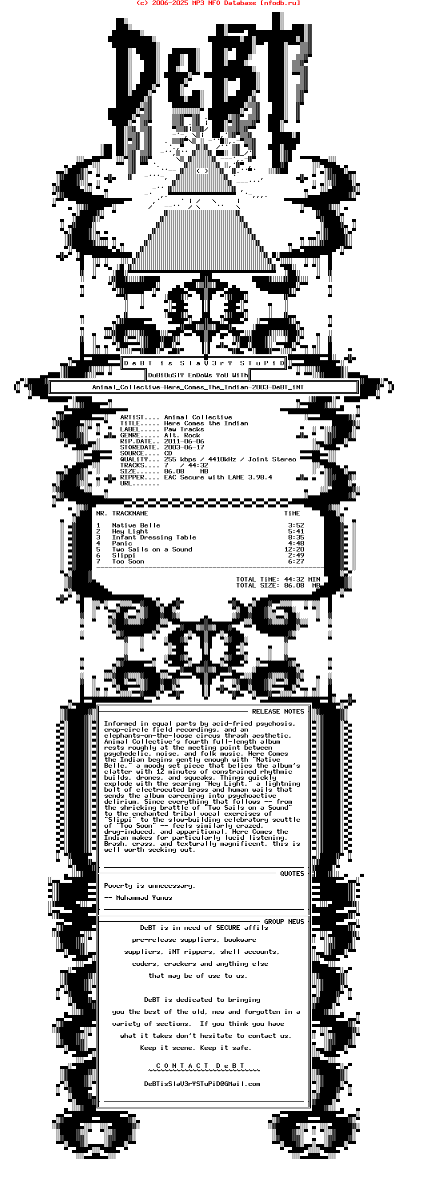 Animal_Collective-Here_Comes_The_Indian-2003-DeBT