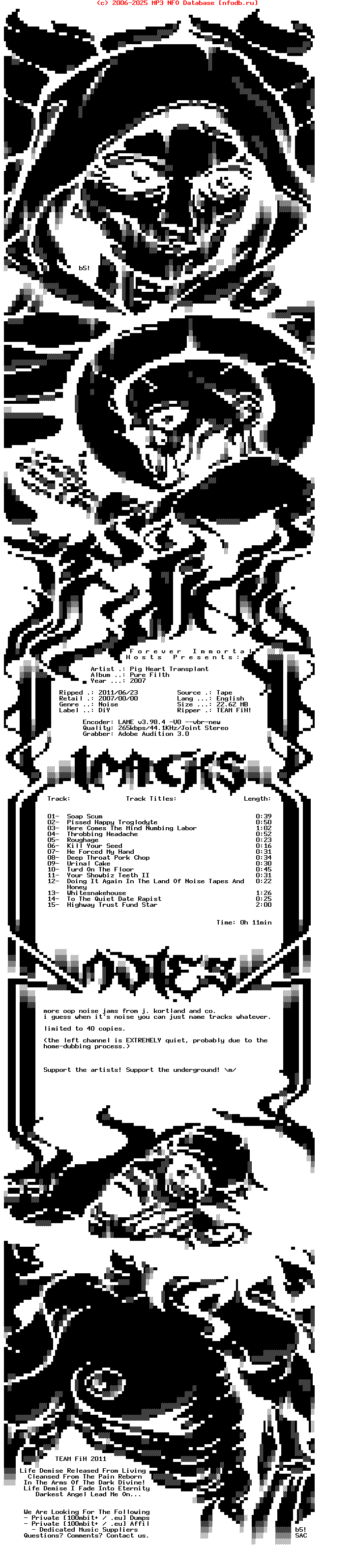 Pig_Heart_Transplant-Pure_Filth-Tape-2007