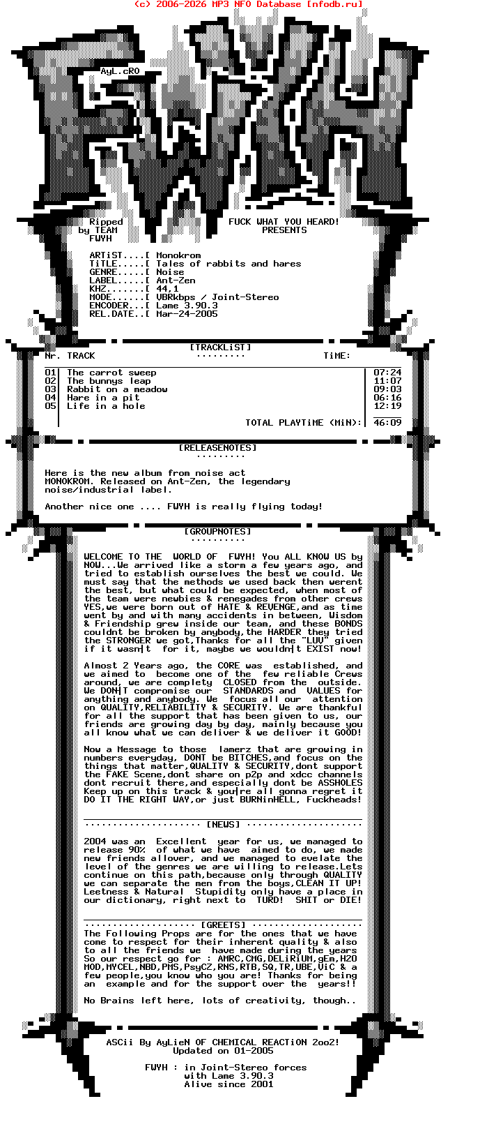 Monokrom-Tales_Of_Rabbits_And_Hares-2005-FWYH