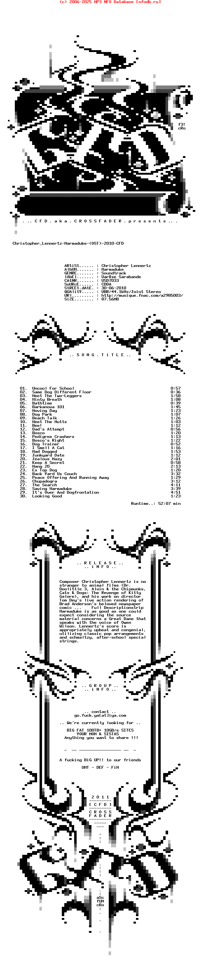 Christopher_Lennertz-Marmaduke-(OST)-2010