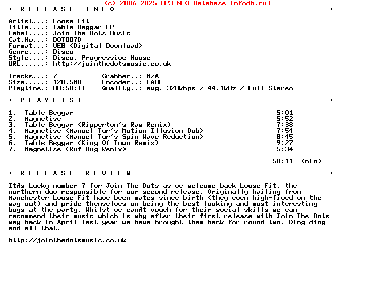 Loose_Fit-Table_Beggar_Ep-(DOT007D)-WEB-2011