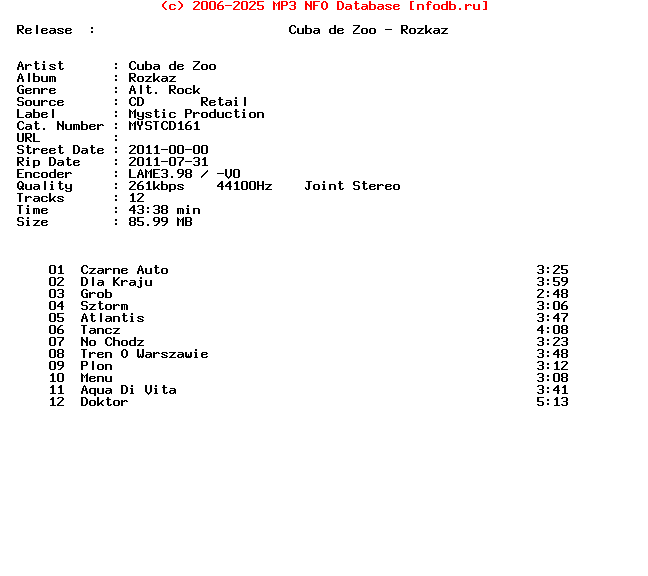 Cuba_De_Zoo-Rozkaz-(MYSTCD161)-CD-PL-2011