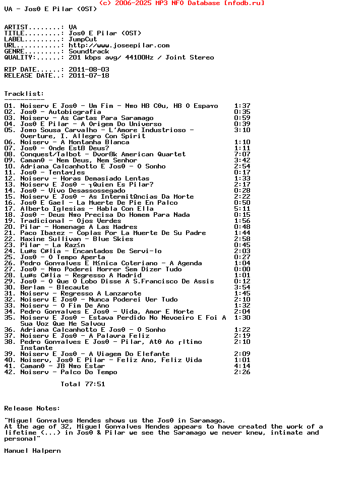 VA-Jose_E_Pilar-(OST)-PT-2011