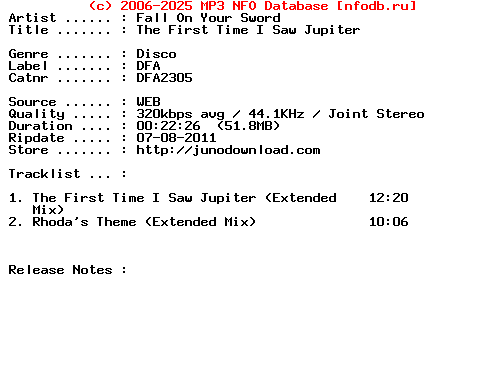 Fall_On_Your_Sword-The_First_Time_I_Saw_Jupiter-(DFA2305)-WEB-2011