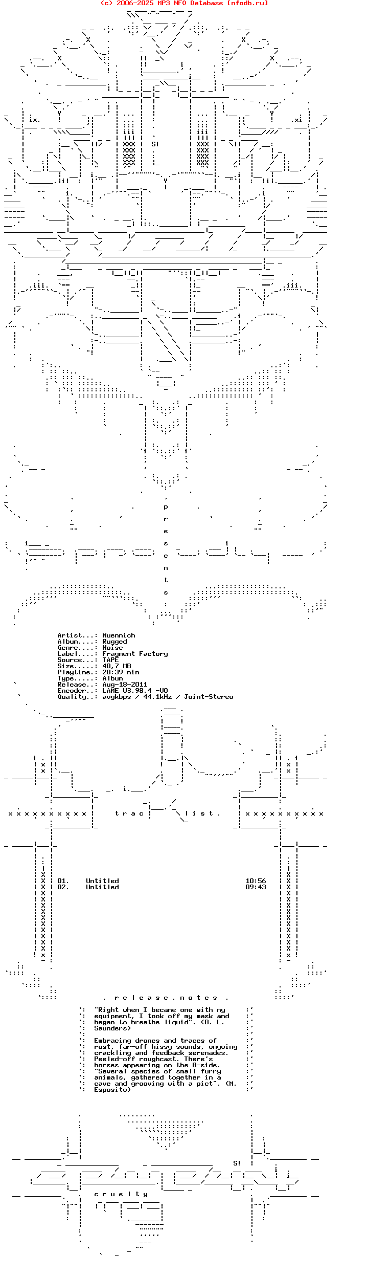 Muennich_-_Rugged-Tape-Fragment_Factory-2011-CRUELTY