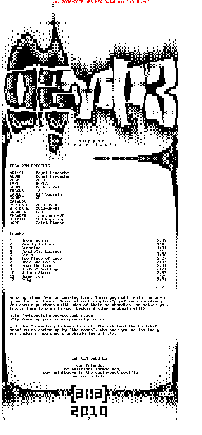 Royal_Headache-Royal_Headache-2011-Ozm_Int