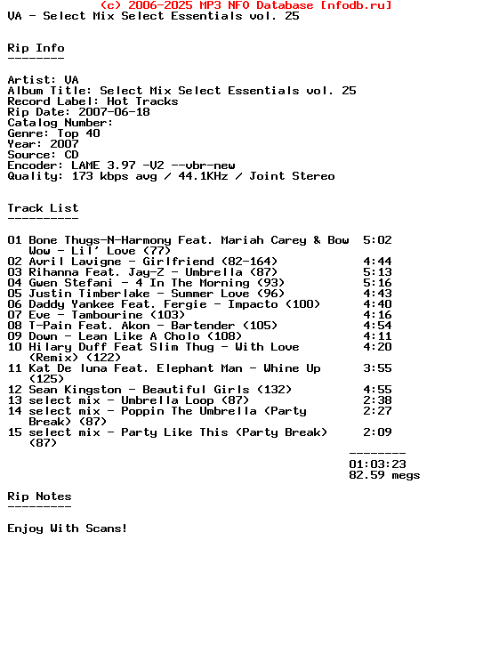 VA-Select_Mix_Select_Essentials_Vol._25-2007
