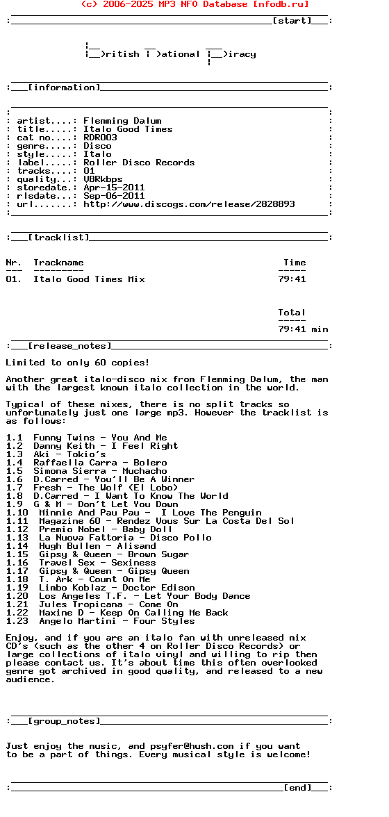 Flemming_Dalum-Italo_Good_Times-(RDR003)-CD-2011-Bnp