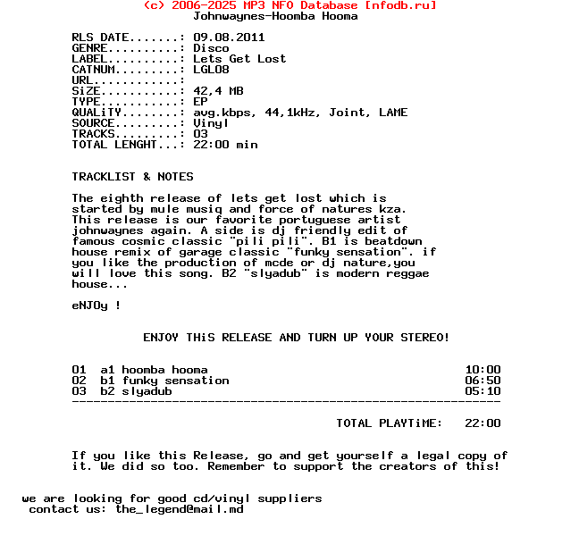 Johnwaynes-Hoomba_Hooma-(LGL08)-Vinyl-2011