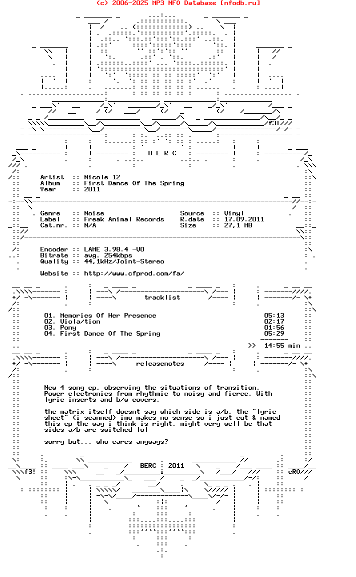 Nicole_12-First_Dance_Of_The_Spring-Vinyl-EP-2011-BERC