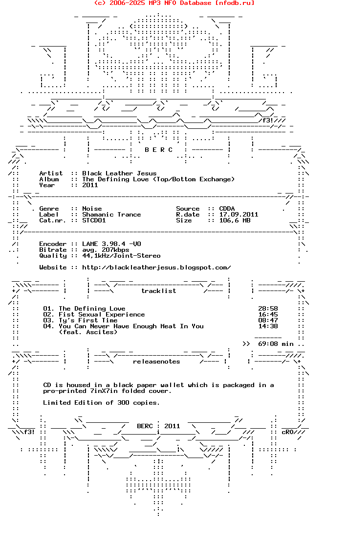 Black_Leather_Jesus-The_Defining_Love_(TOP-BOTTOM_EXCHANGE)-2011-BERC