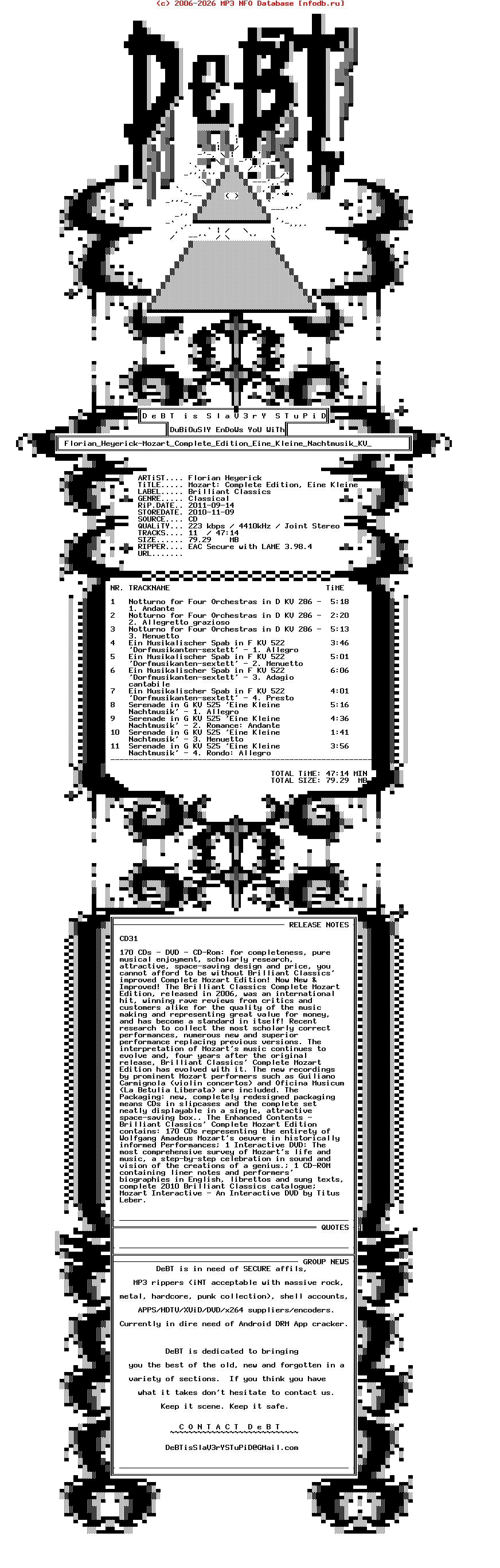 Florian_Heyerick-Mozart_Complete_Edition_Eine_Kleine_Nachtmusik_Kv_525_Notturno_Kv_286-2010-DeBT