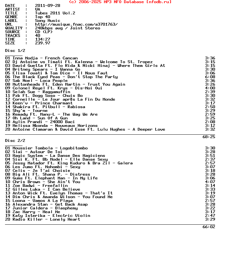 VA-Tubes_2011_Vol.2-2CD-2011