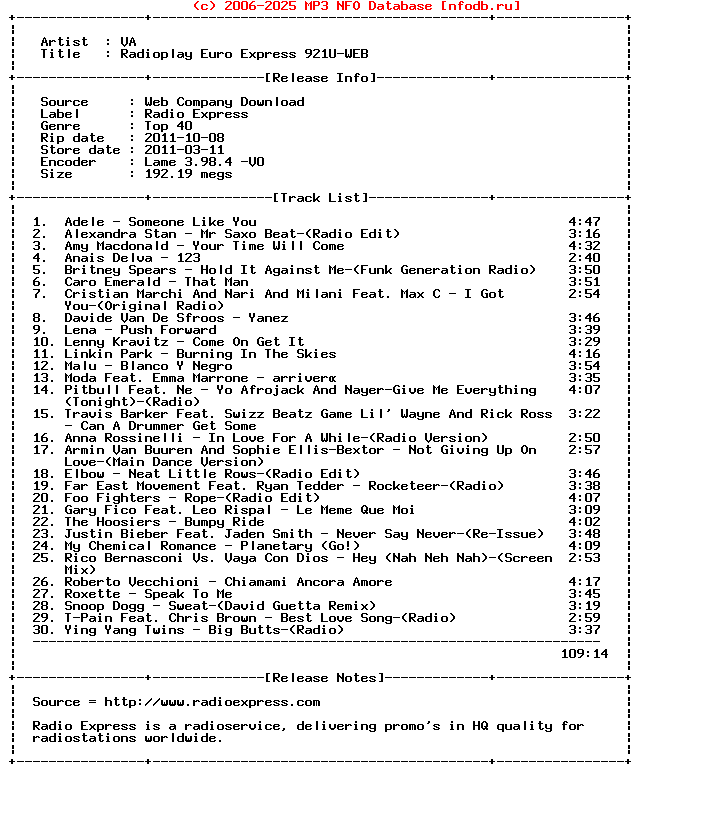VA-Radioplay_Euro_Express_921U-WEB-2011