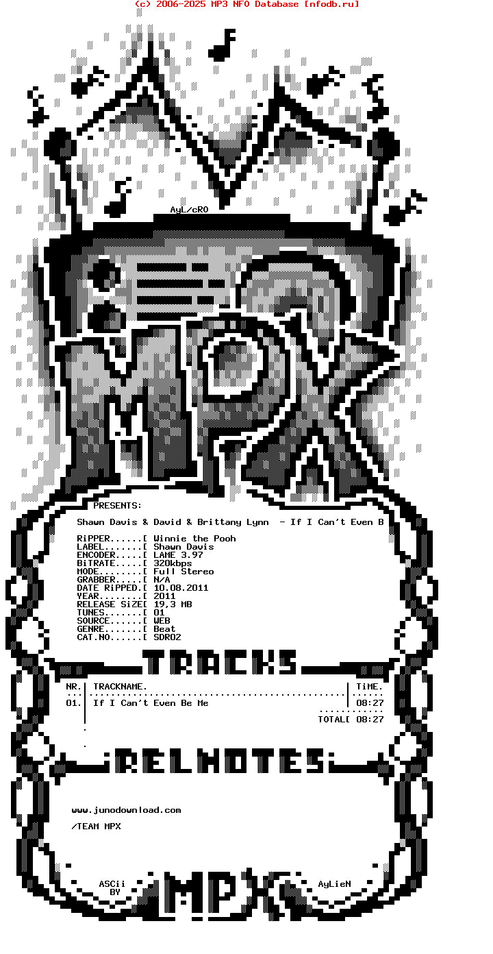 Shawn_Davis_And_David_And_Brittany_Lynn-If_I_Cant_Even_Be_Me-(SDR02)-2011