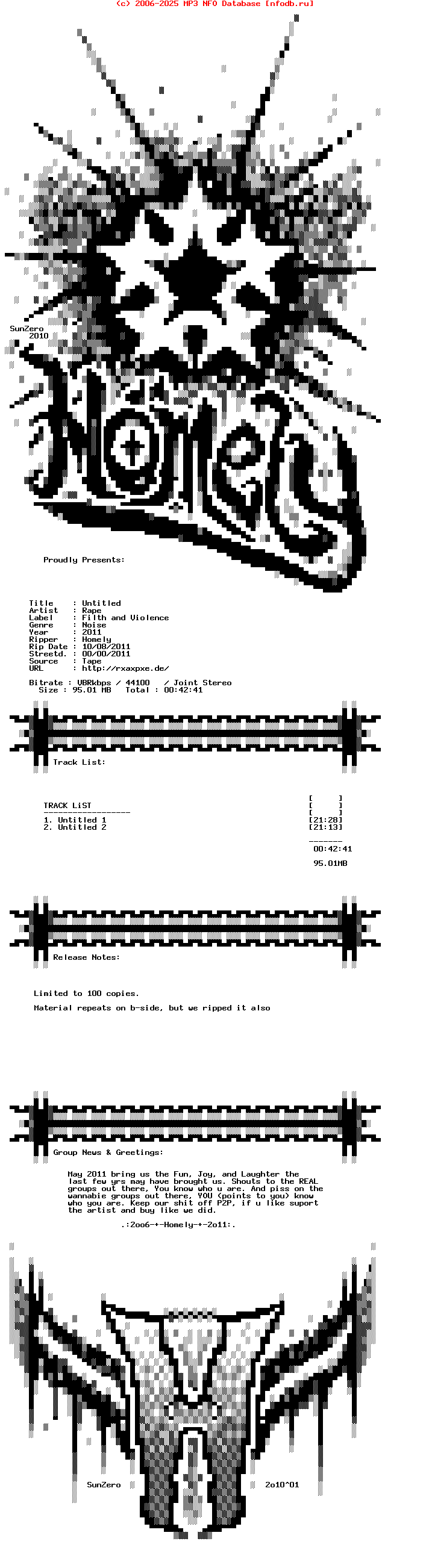 Rape_-_Untitled-Ltd.Ed.-Tape-2011-Homely
