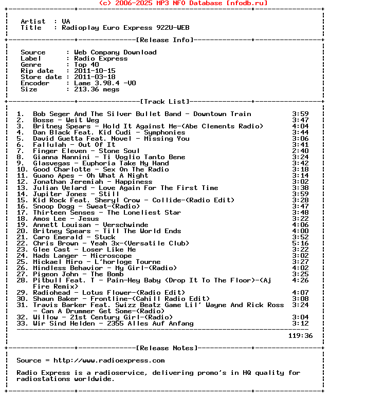 VA-Radioplay_Euro_Express_922U-WEB-2011