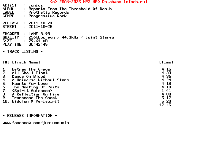 Junius-Reports_From_The_Threshold_Of_Death-2011