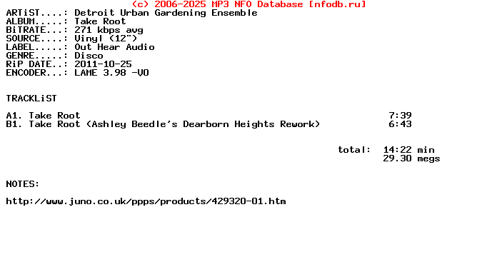 Detroit_Urban_Gardening_Ensemble-Take_Root-Oha113-Vinyl-2011