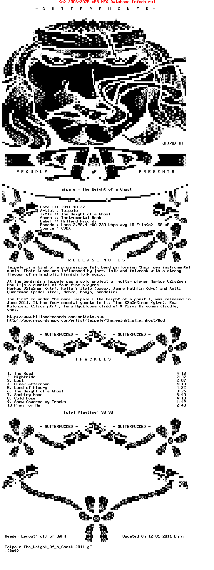 Taipale-The_Weight_Of_A_Ghost-2011