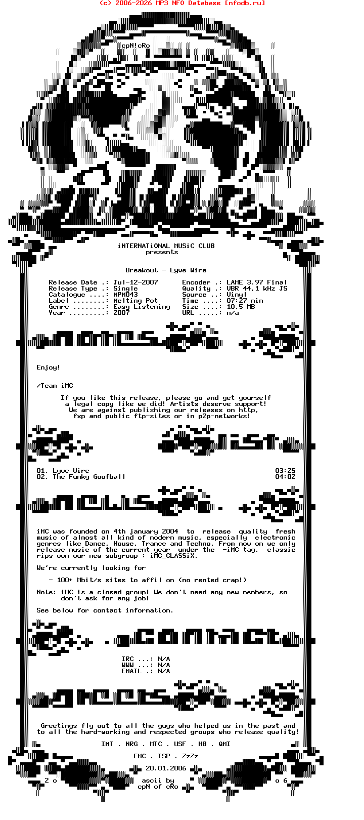 Breakout_-_Lyve_Wire-Vinyl-2007-iMC